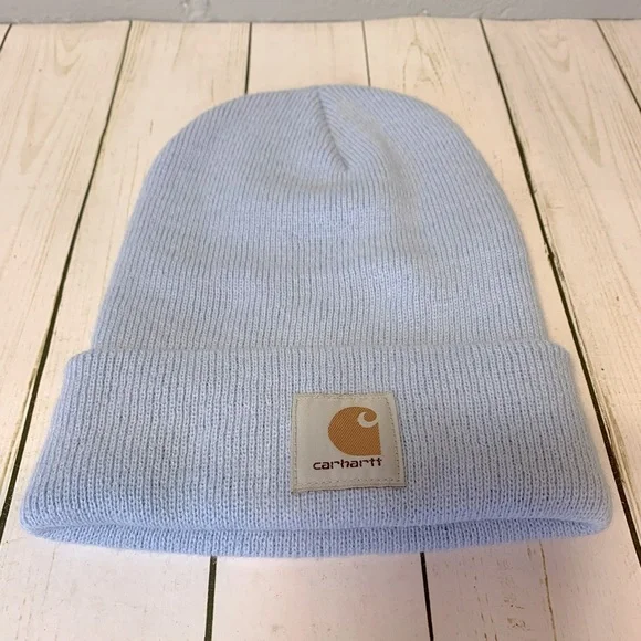 Carhartt Beanies SET OF 3 Pink Blue White Women's New Without Tags - Picture 5 of 6